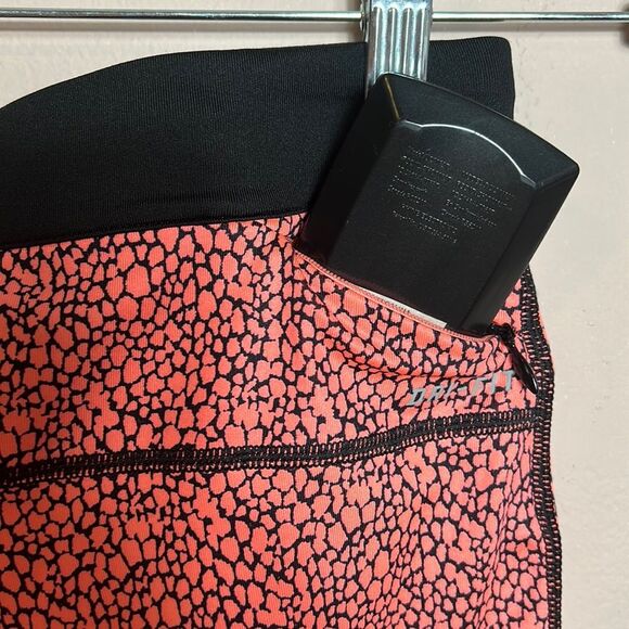 Nike Women's Dri-Fit AOP Relay Crop Running Tights size M Drawstring - Picture 10 of 11